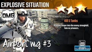 Explosive situation, Sniper Strike special ops mission #3- Airport (machine gun/zone 10) screenshot 5