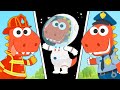 Aprende las Profesiones con Eddie 👮‍♂️👨‍⚕️👨‍🚒 Eddie se viste de astronauta, policía, bombero