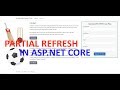 Partial Refresh in ASP.NET Core Using AJAX and Partial View