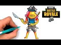 COME DISEGNARE PEZ PIRATA SKIN FORTNITE S8