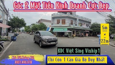 Bán Góc 2 mặt tiền kinh doanh buôn bán đa mặt hàng P.An Phú TP.Thuận An. Bình Dương