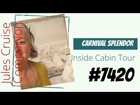 Cabin Tour #7420 On Carnival Splendor @julescruisecompanion Video Thumbnail