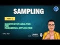 Sampling I Block 3 I Quantitative Analysis I IGNOU MBA I Malayalam