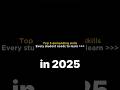 Top demanding skills in 2025 #coding #shorts #trending #datascience #shortsfeed