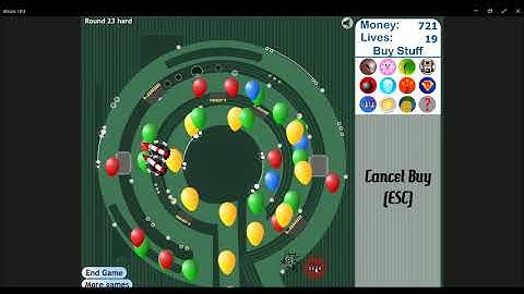 Bomb Cannon Towers Only (Track 7, Hard, Bloons Tower Defense 3 Challenge)
