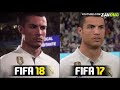 Graphic fifa 17 vs fifa 18