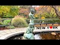 [4K]🇺🇸 NYC  Walk: Autumn Vibes: Central Park & Upper East Side🍁🍂, Drone Footage/ Nov. 2021