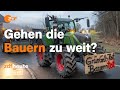 Proteste und Blockaden - Gehen die Bauern zu weit? Konfliktforscher bei ZDFheute live