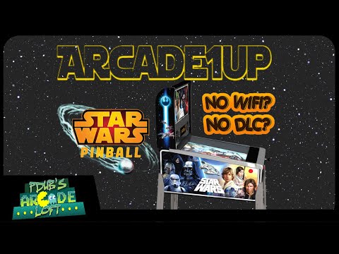 Arcade1Up Star Wars Pinball Machine Update! No WiFi or DLC? from PDubs Arcade Loft