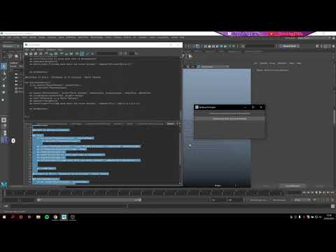 Como crear una ventana con botones en Python (Autodesk Maya) - Scripting en 1 minuto #1