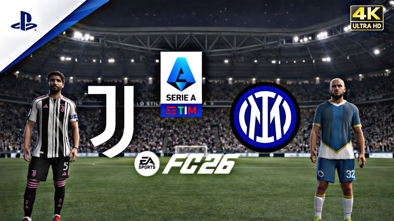 FC 26 - Juventus vs. Inter Milan - SERIE A 25/26 - PS5™ PRO [4K60] FULL MATCH