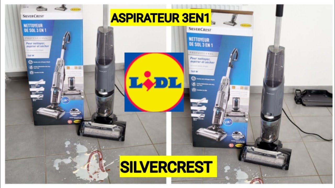 TEST😱ASPIRATEUR SILVERCREST LAVANT 3EN1 LIDL⚠️#LIDL #crashtest #ASPIRATEUR  #3EN1 #SILVERCREST #lidl - YouTube