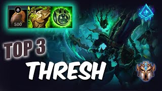 [Wild Rift] Thresh TOP 3 - S12 Challenger rank game + build