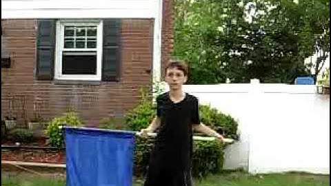 Color Guard Flag Tosses-Horizontal Toss