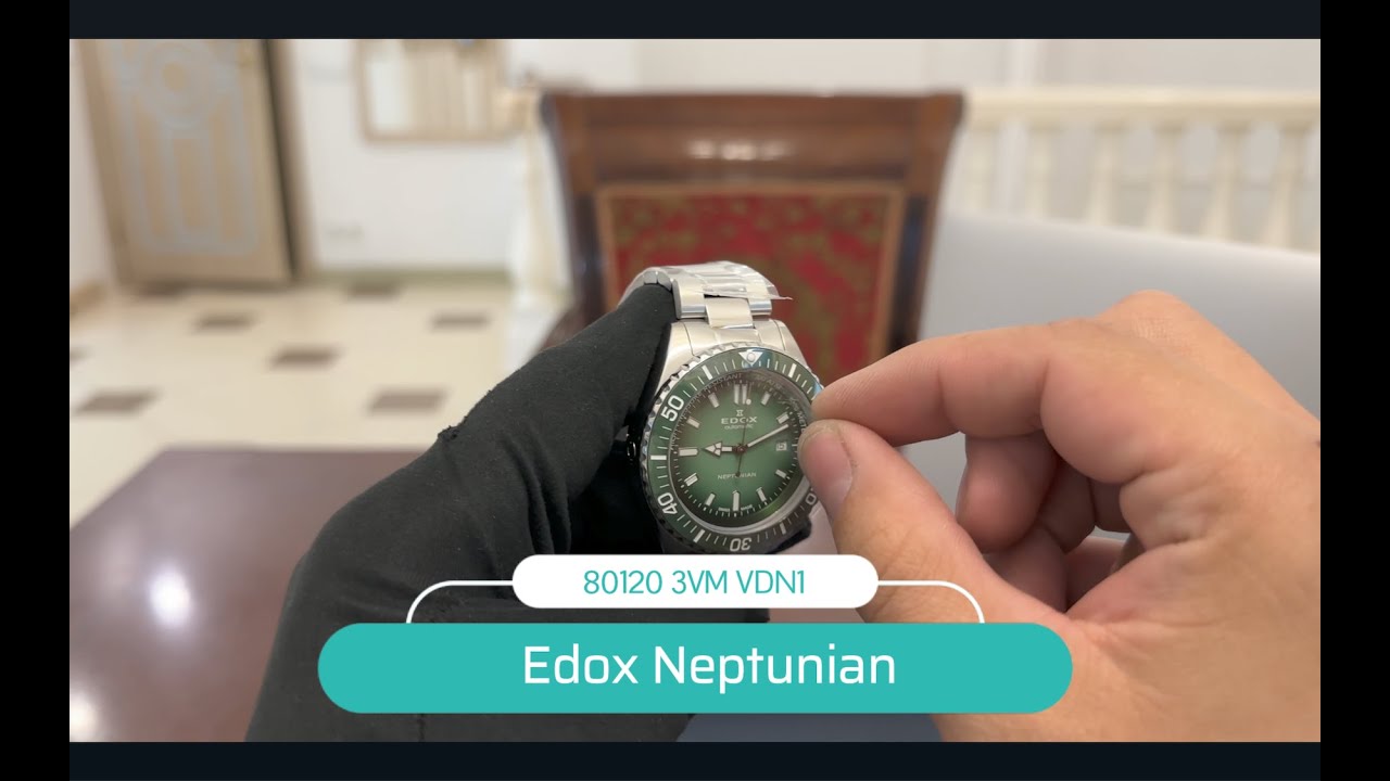 Edox Neptunian 80120 3VM VDN1 - YouTube