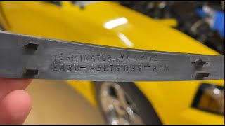 Where it actually says “Terminator” on your 03/04 Cobra AND your GT or Mach 1 !