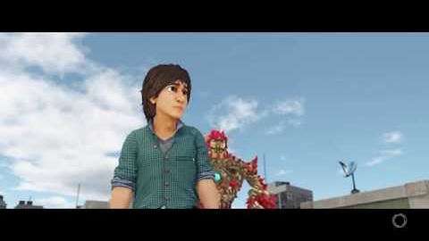 Knack 2 - 13-1 Home Again: Head To Lucas (Titans in Background) Action Combat Gameplay PS4 Pro