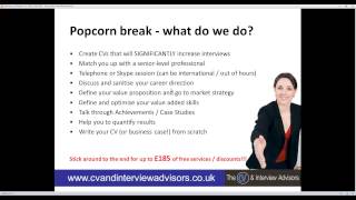 Unlocking the secrets of how to write a High Impact CV - Webrecruit webinar