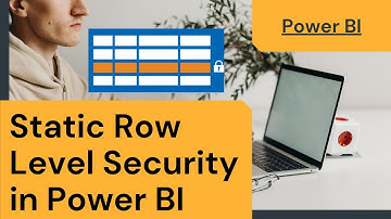 How to implement static row level security in power bi