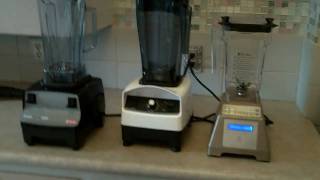 Comparison of VitaMix 4500 vs BlendTec HP3A vs Omega Blender