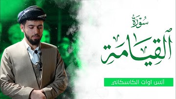 سورة القيامة - أنس آوات الكاسكاني | Surah Al qyamah - Anas Awat Kaskany