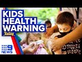 Health alert issued as Influenza cases surge among young people | 9 News Australia