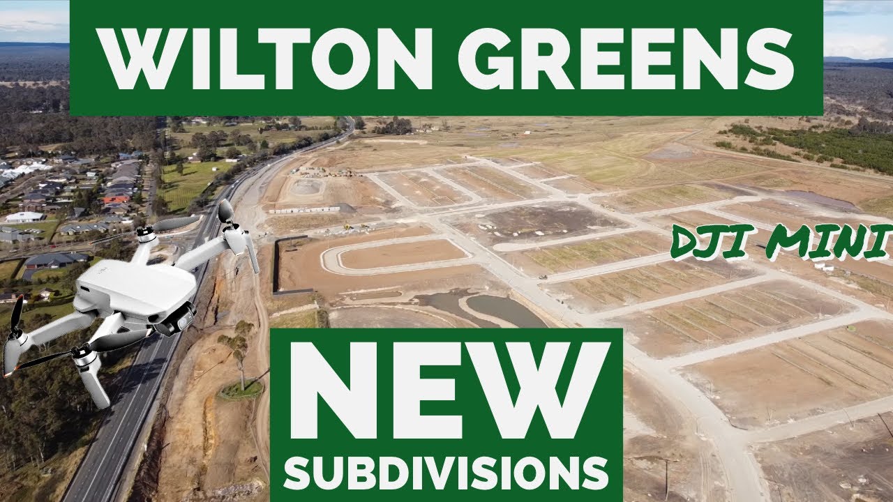 DJI mavic mini se drone Wilton Greens **New Subdivision** YouTube