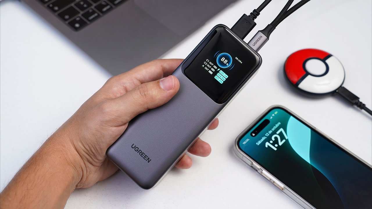 Ugreen Nexode Power Bank 25000mah 200w With Smart Display