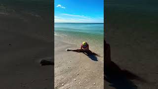 Doing The Splits At The Beach???