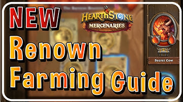 New Renown coin Farming Guide - INSTANT WIN BOUNTIES!! | Hearthstone Mercenaries |
