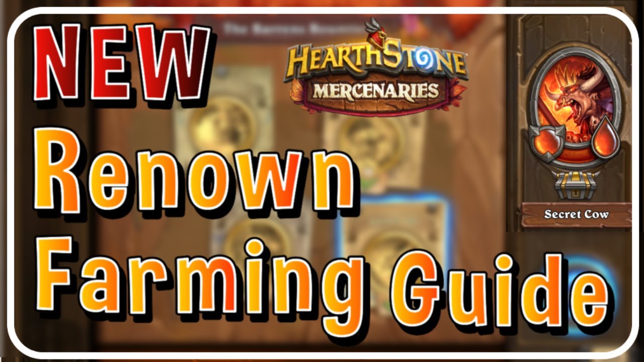 New Renown coin Farming Guide - INSTANT WIN BOUNTIES!! | Hearthstone  Mercenaries |