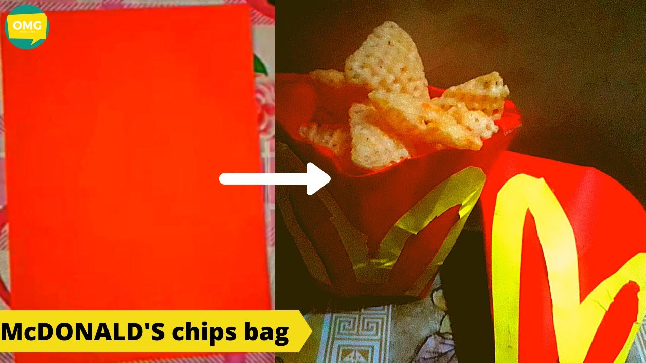 How To Make McDONALD'S French Fries Bag At Home by OMG PRODUCTIONS ...