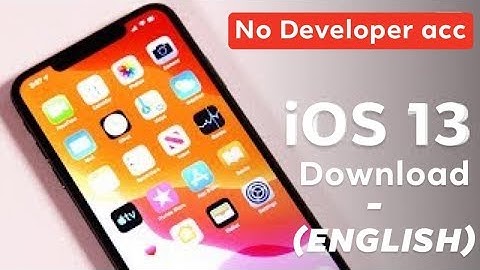 How to download ios 13 (No Developers account) - English language