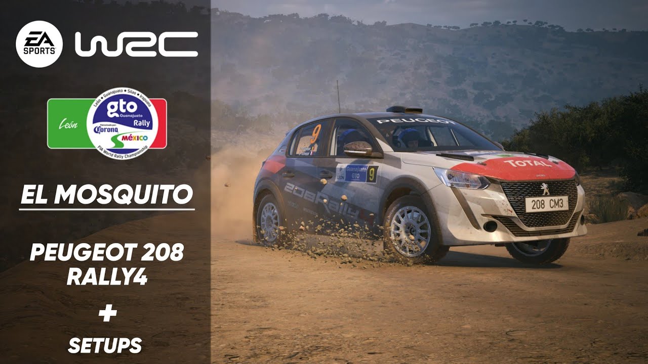 EA SPORTS WRC (WR) Peugeot 208 Rally4 - Setups : Rally Mexico 🇲🇽 - YouTube