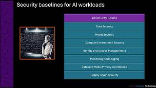Security baselines for AI workloads