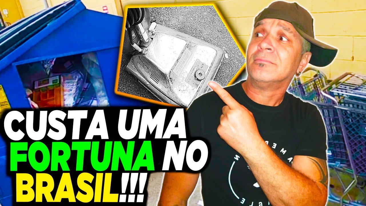 DUMPSTER DIVING! SURREAL O LIXO DOS ESTADOS UNIDOS!🇺🇸🇺🇸🇺🇸 basura