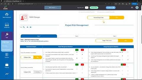 Change Risk Assessment (OCMS Portal Tutorial)