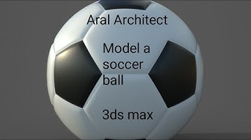 3Ds max tutorial :How to make a soccer ball #design #tutorial #3dsmax #architecture