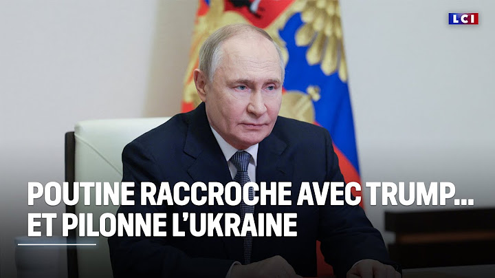 Après son appel avec Trump, Poutine bombarde l'Ukraine｜LCI