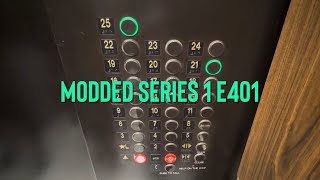 Modded Otis Elevonic 401 Series 1 Traction Elevators at JW Marriott Lenox Square Atlanta, GA