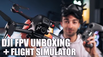 DJI FPV Drone Unboxing and DJI FPV Virtual Flight