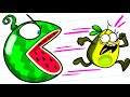 Watermelon Prank on Vegetables | Animated Shorts | Avocado Couple