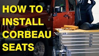 How to Install Corbeau Seats | Seat Bracket Install Instructions