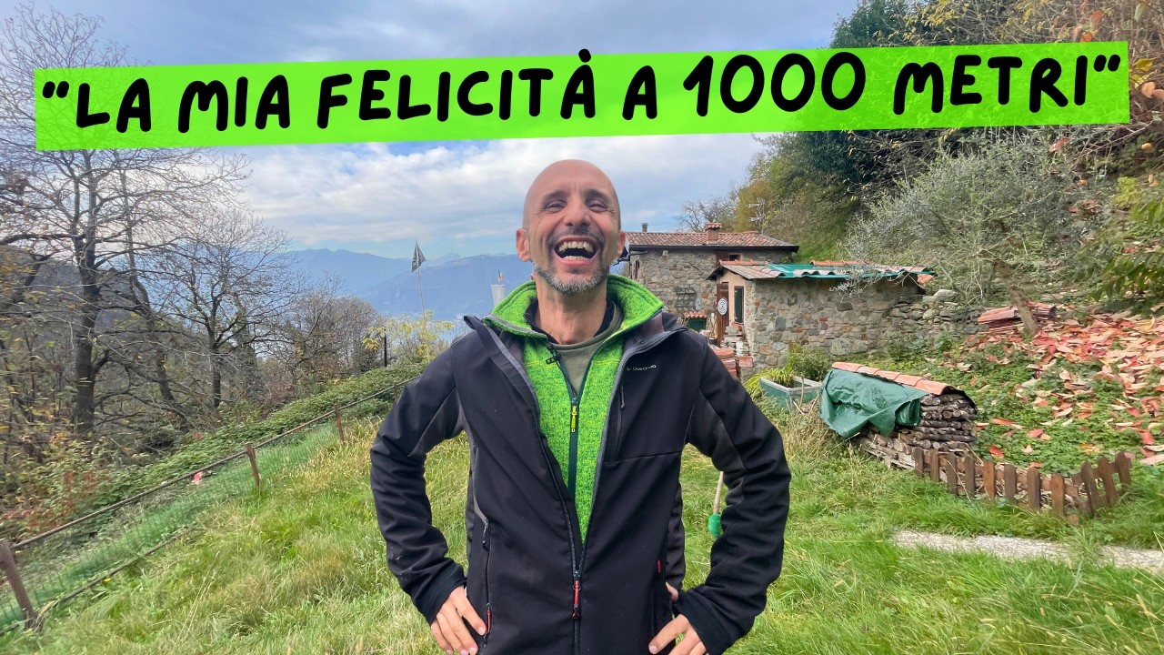 “La mia vita isolato in una baita di montagna” (e che panorama!)