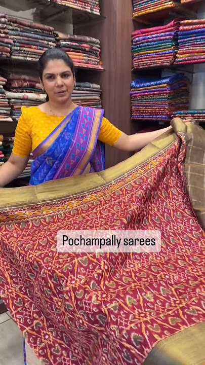 Pochampally Silk Sarees | 📲  91 9840306334 | #saree #pochampally