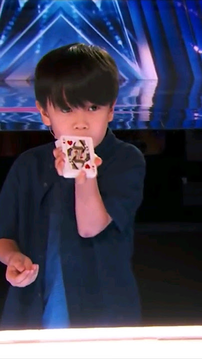 9-Year-Old Magician WOWS Judges with Mind-Blowing Card Magic! | Shoji AGT #gottalent #magician - YouTube