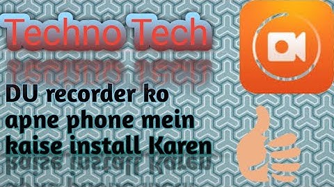 how to download Du recorder from Chrome browser link in the description so let