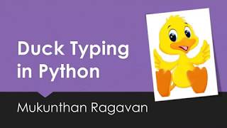 Duck Typing in Python