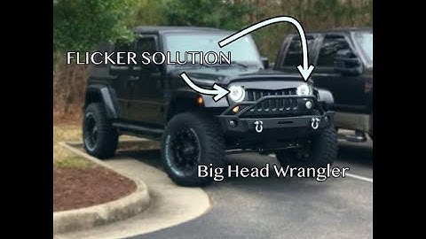 Jeep Flickering LED Headlight FIX!!