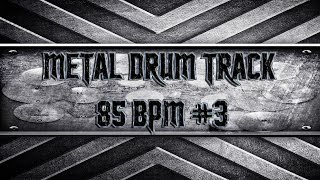 Slow Metal Drum Track 85 BPM (HQ,HD) chords